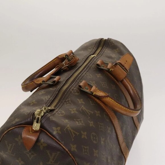 LOUIS VUITTON Monogram Keepall 45 Boston Bag M41428 LV Auth 127942 - Picture 7 of 14